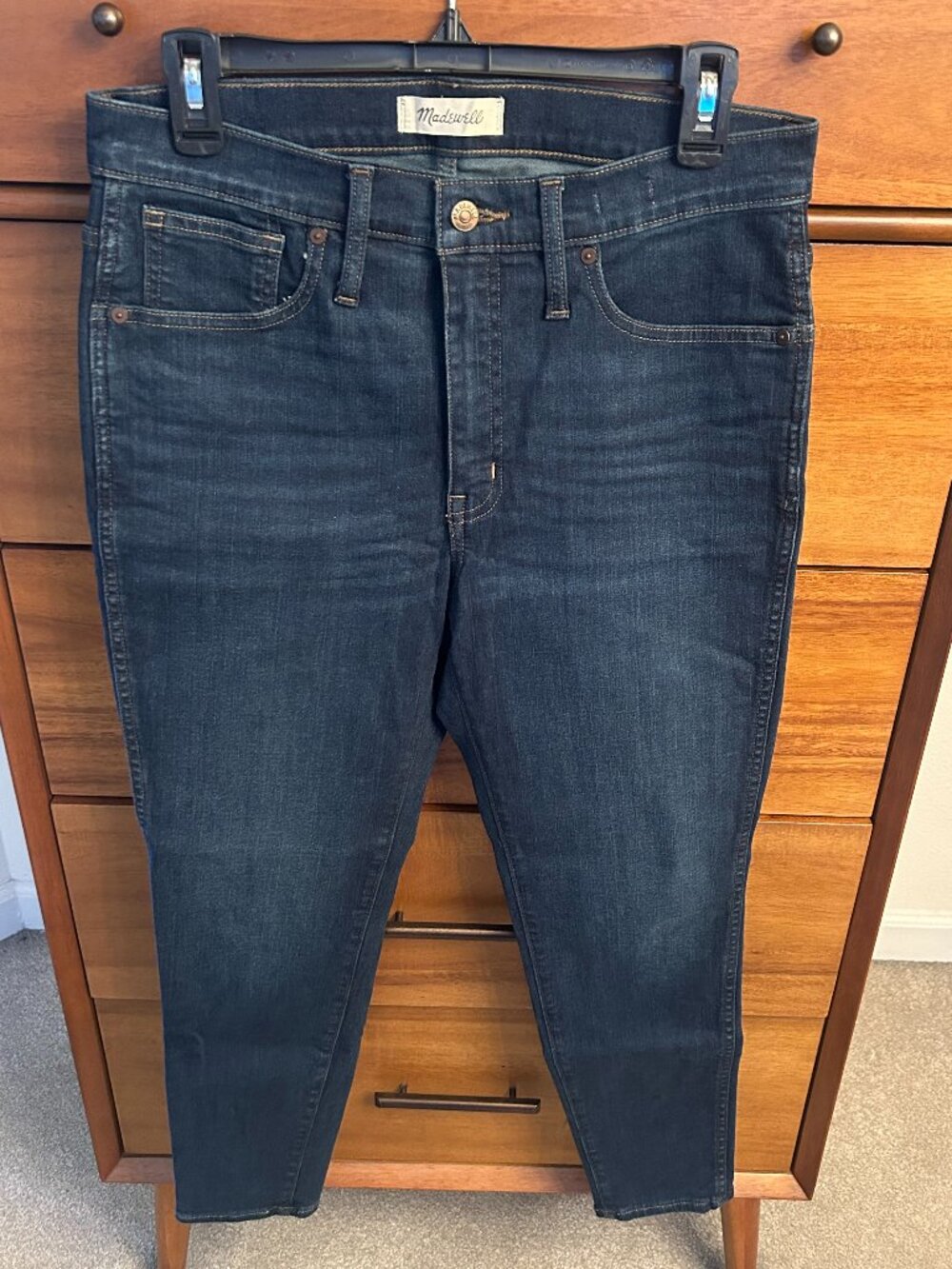 Madewell | Dark Wash 10" High-Rise Skinny | 30P